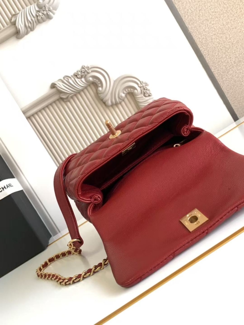 Ch**el top handle bags